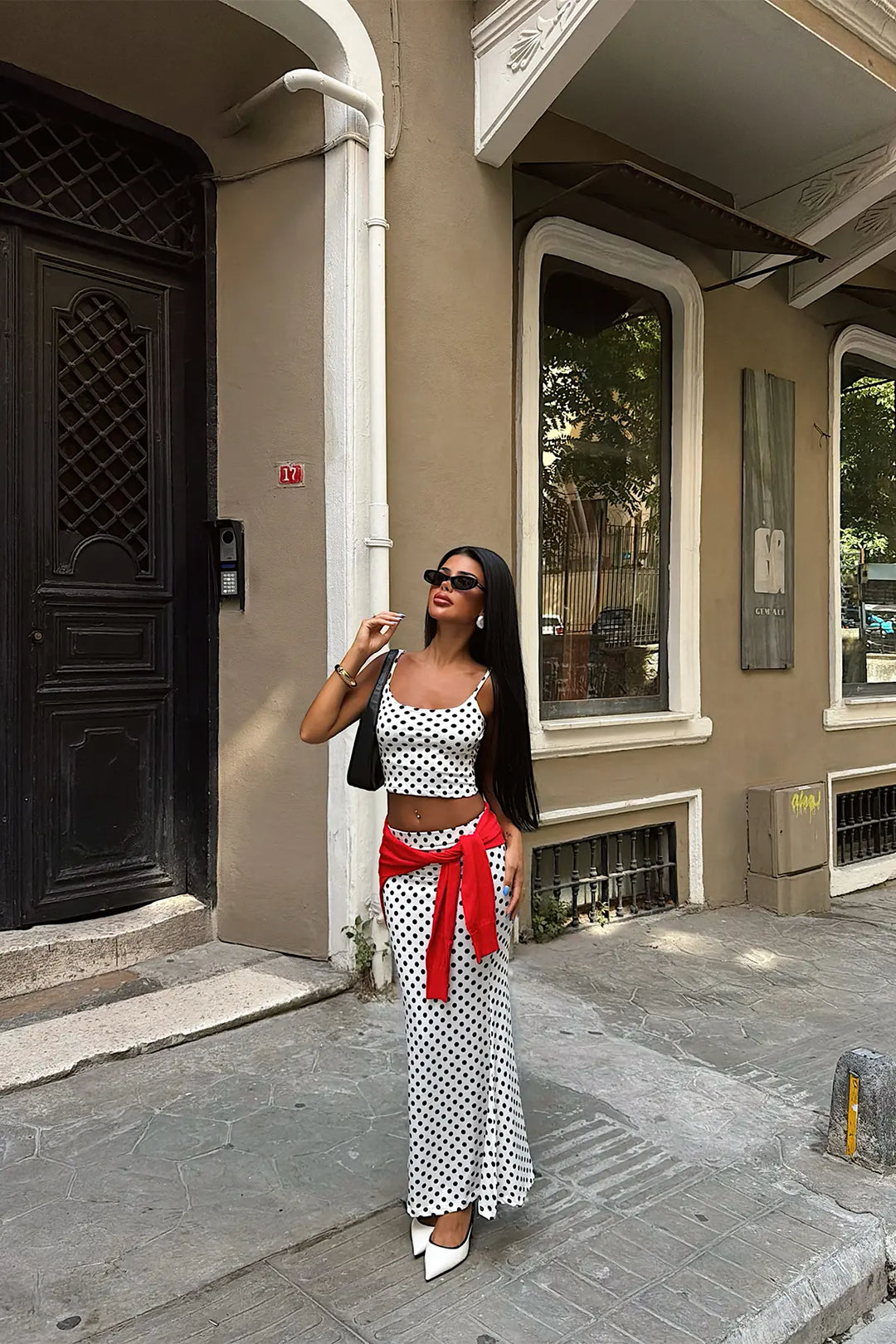 EYY Women White Polka-Dot Set - Rockhampton