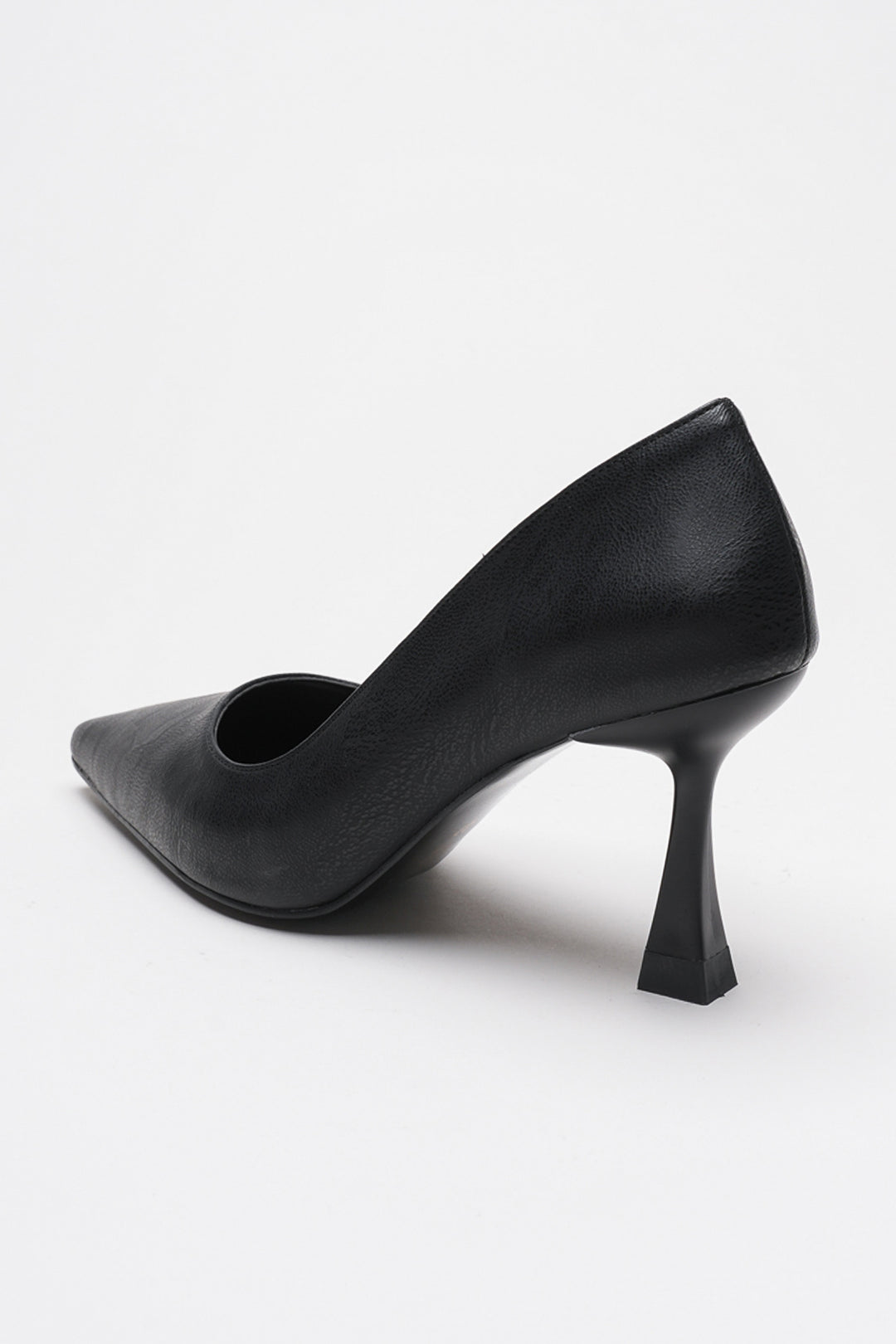 DSM Ernio Black Leather High Heel Women's Shoe - Wildwood