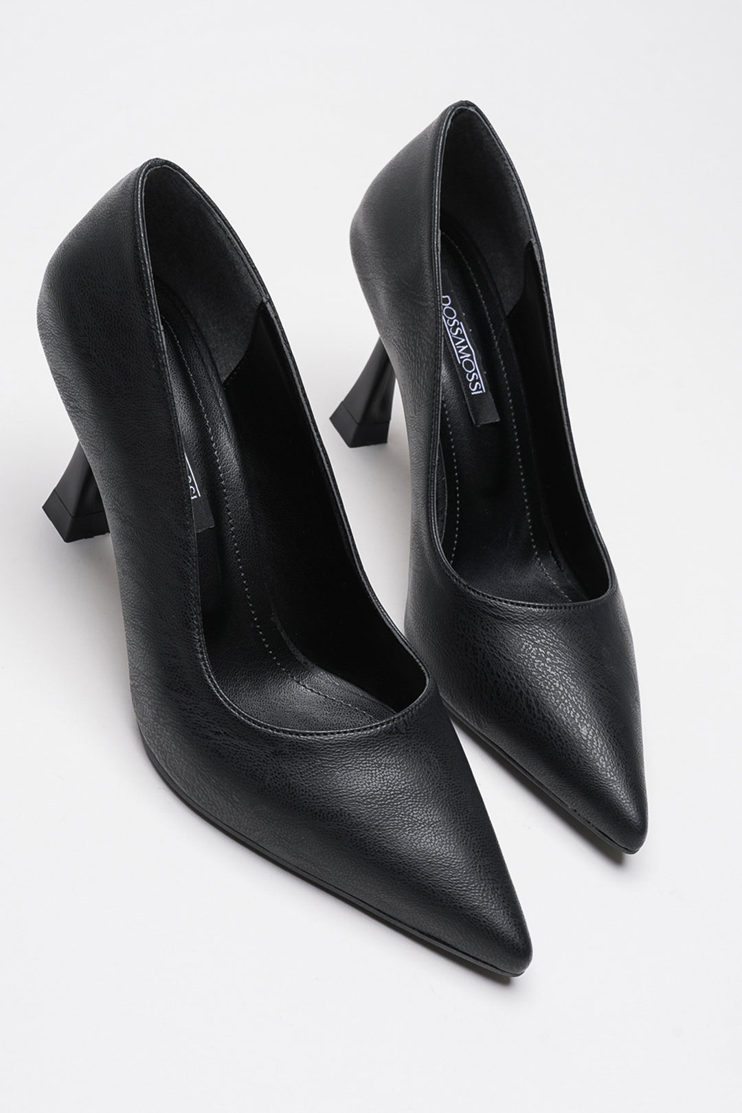DSM Ernio Black Leather High Heel Women's Shoe - Wildwood