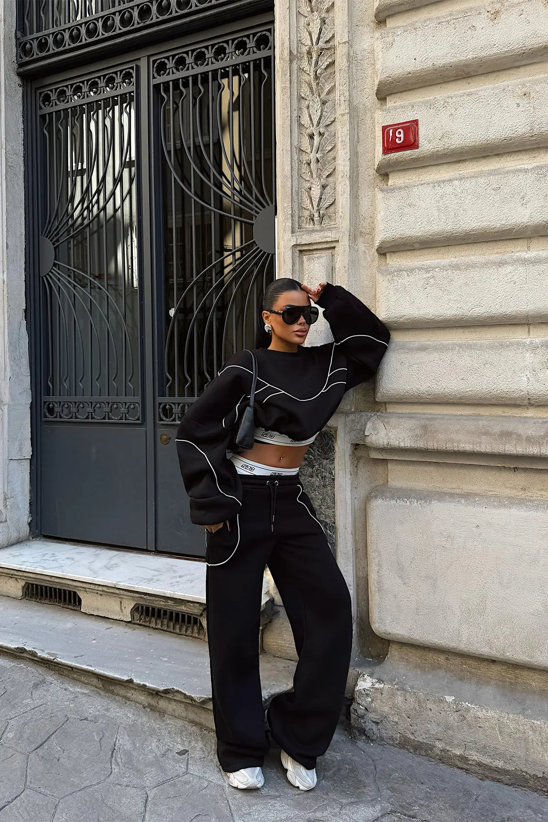 EYY Women Black Tracksuit - Wallsend