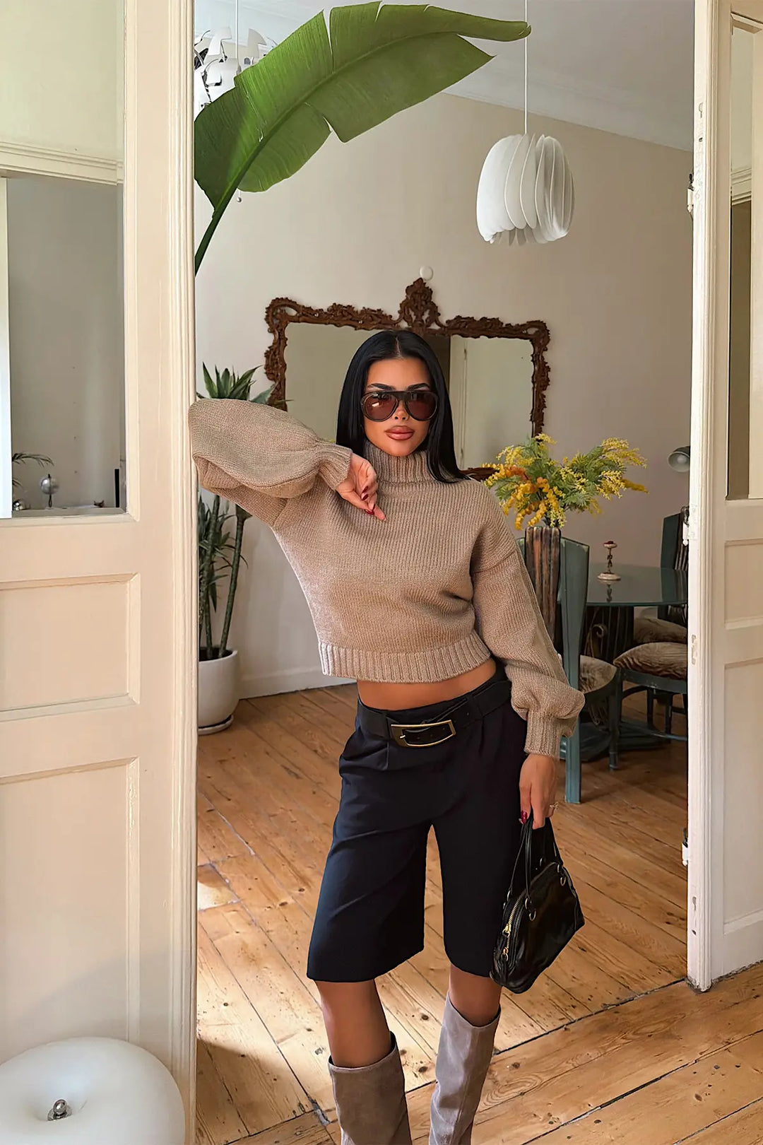 EYY Women Mink Knit Sweater - The Woodlands