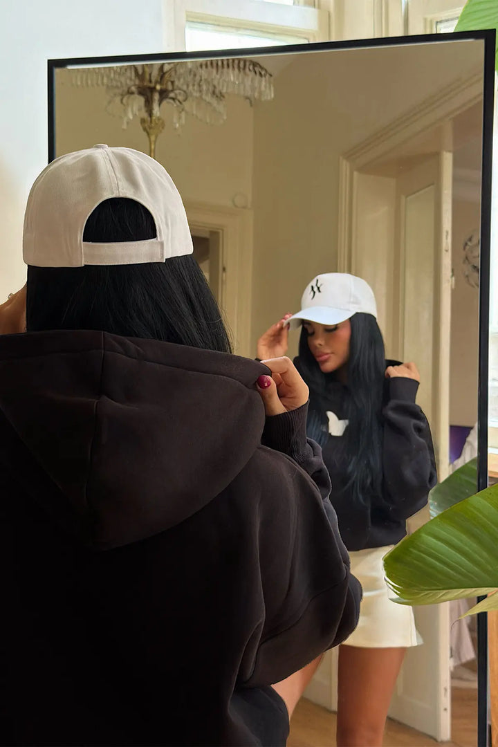 EYY Women White Basic Hat - Meaux