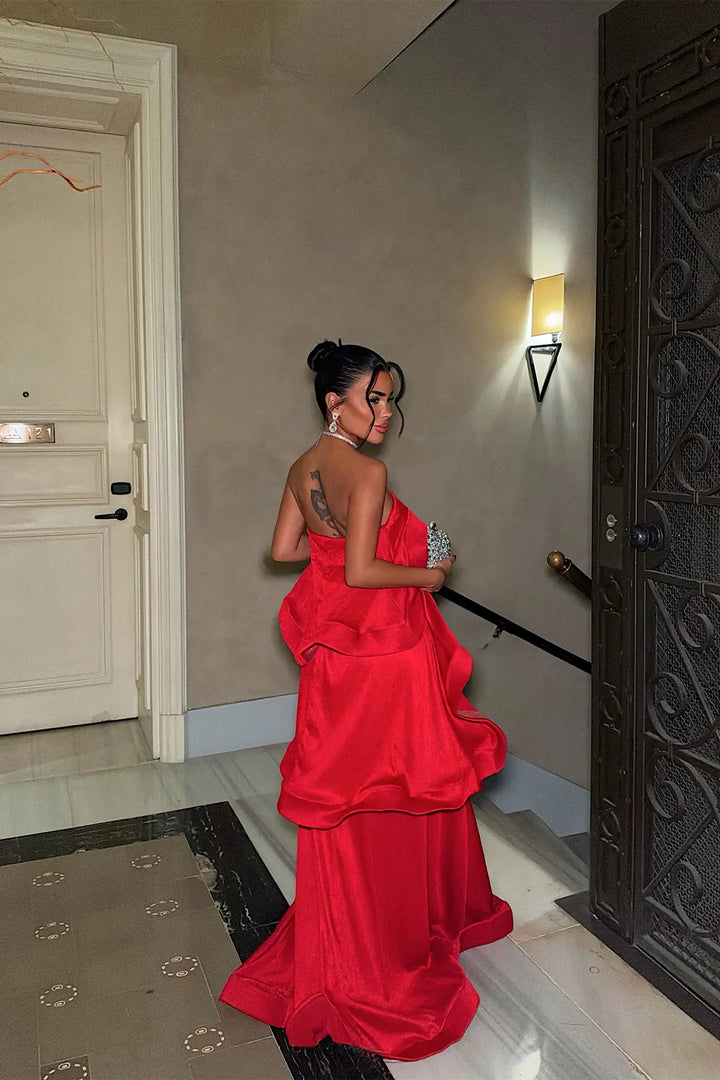 EYY Women Long Red Dress - Chilpancingo