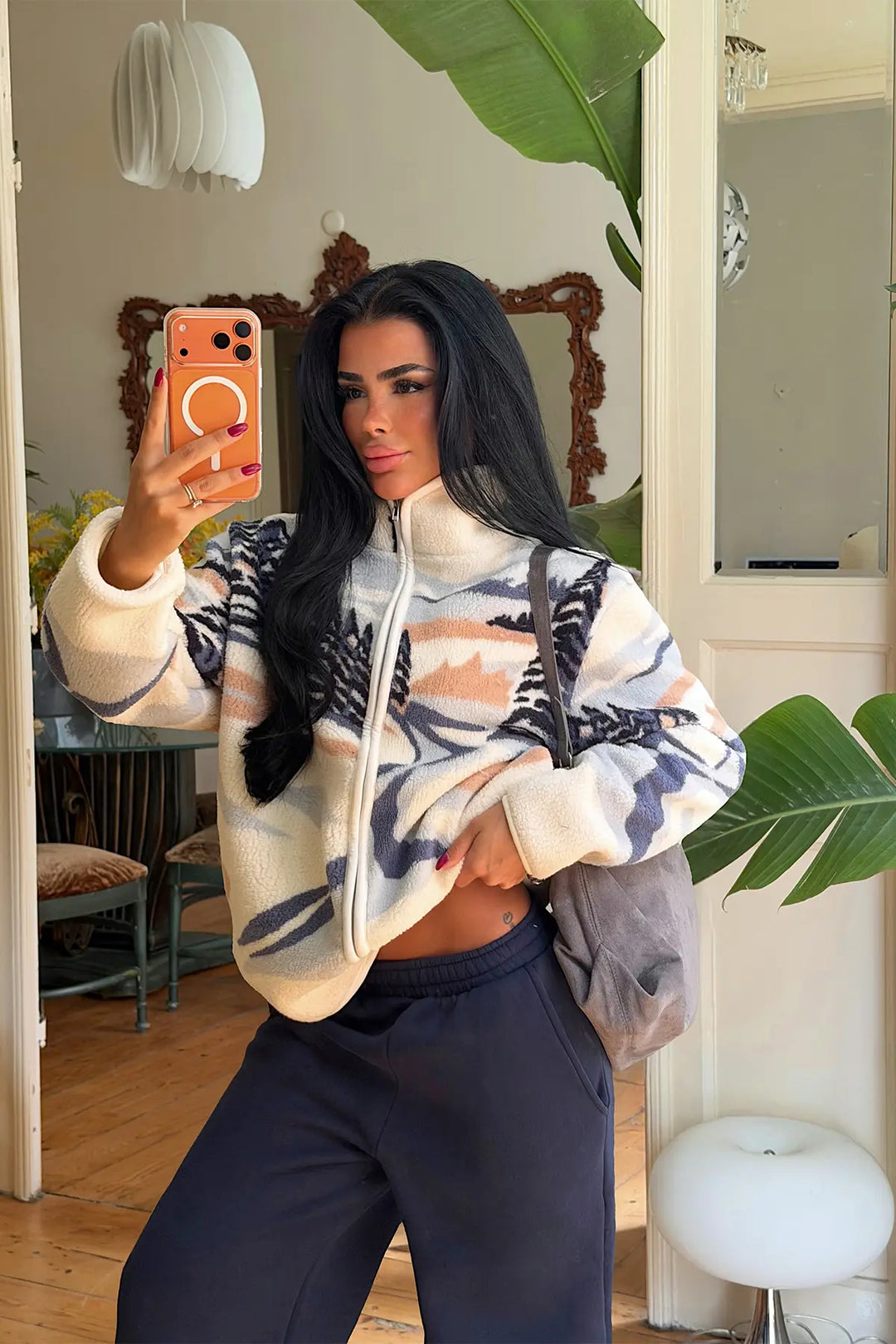 EYY Women White Patterned Jacket - Caldas da Rainha