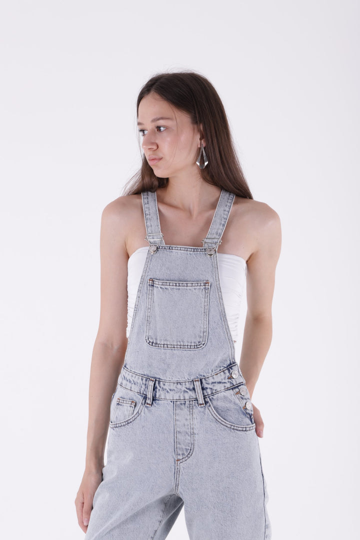XLJ Mom Denim Overalls Mixed - Alameda