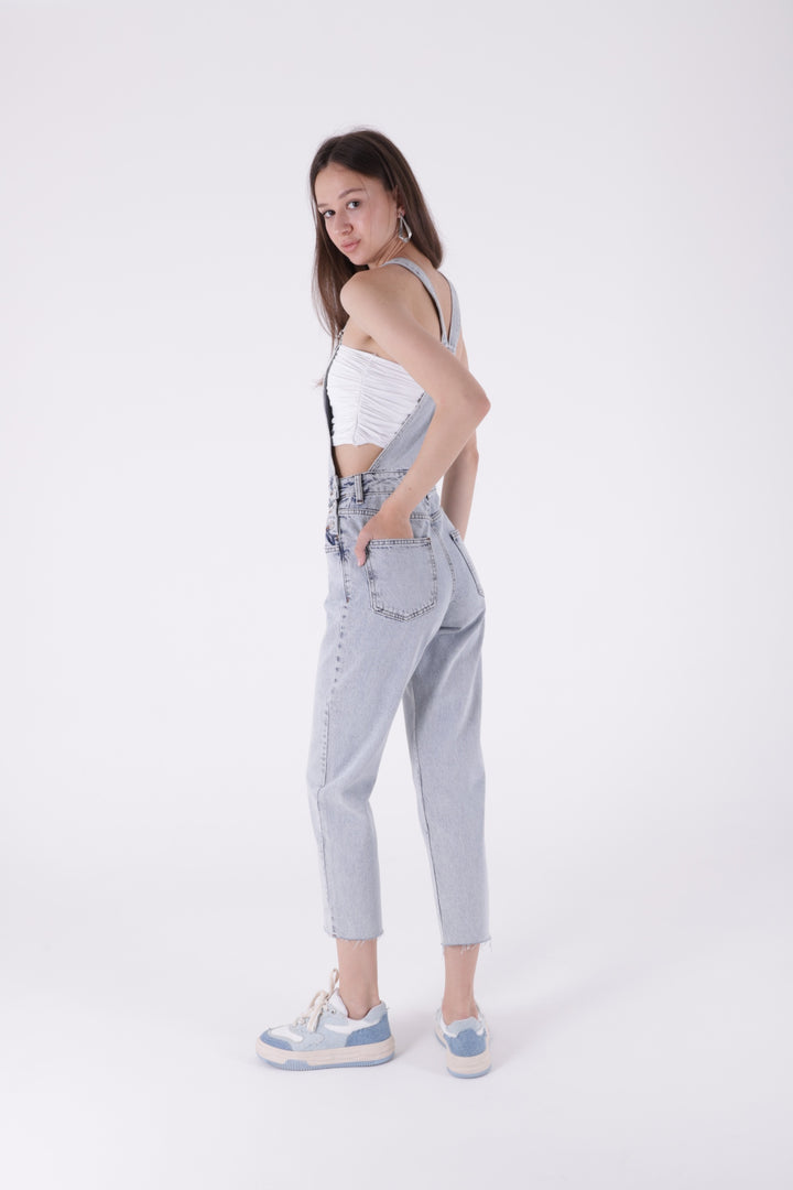 XLJ Mom Denim Overalls Mixed - Alameda