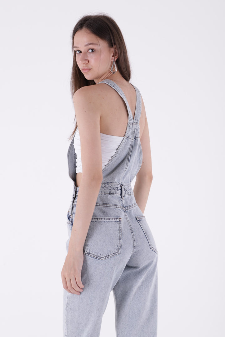 XLJ Mom Denim Overalls Mixed - Alameda