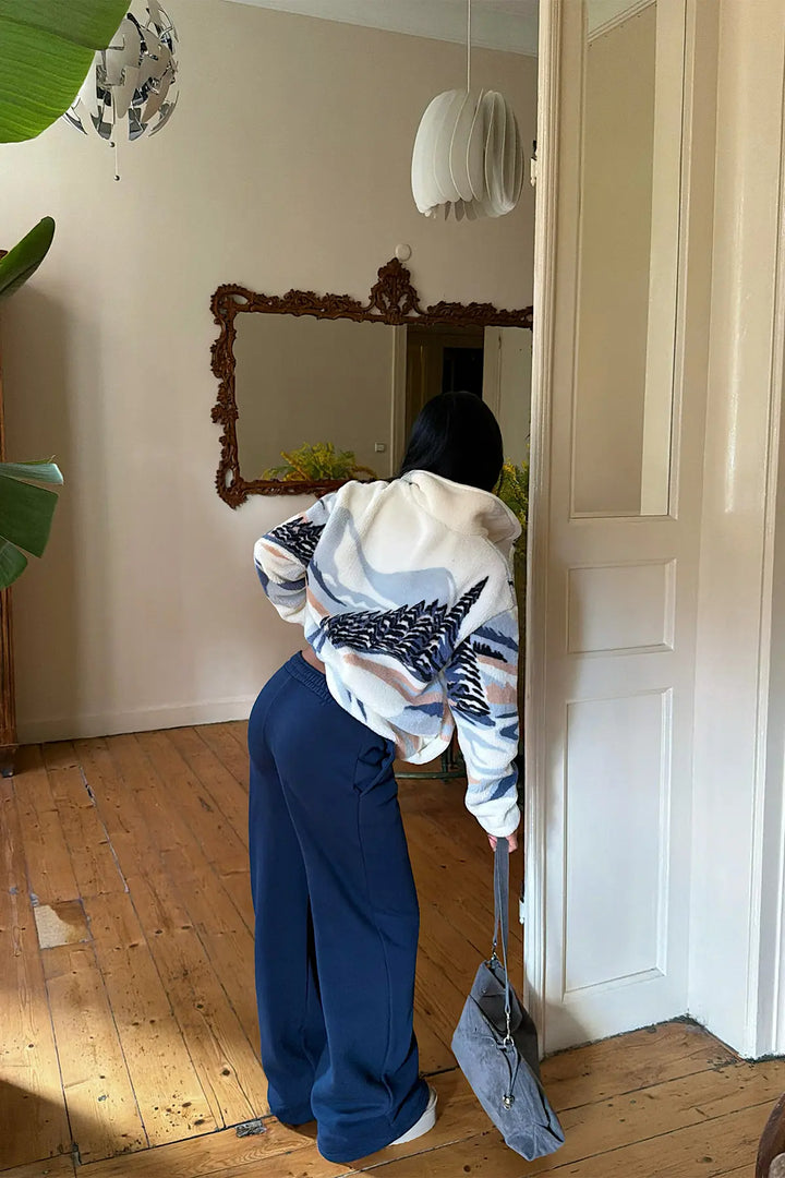 EYY Women White Patterned Jacket - Caldas da Rainha