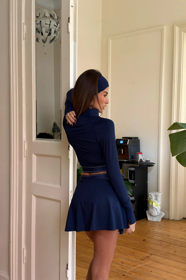 EYY Women Navy Blue 4-Piece Yoga Set - Paignton
