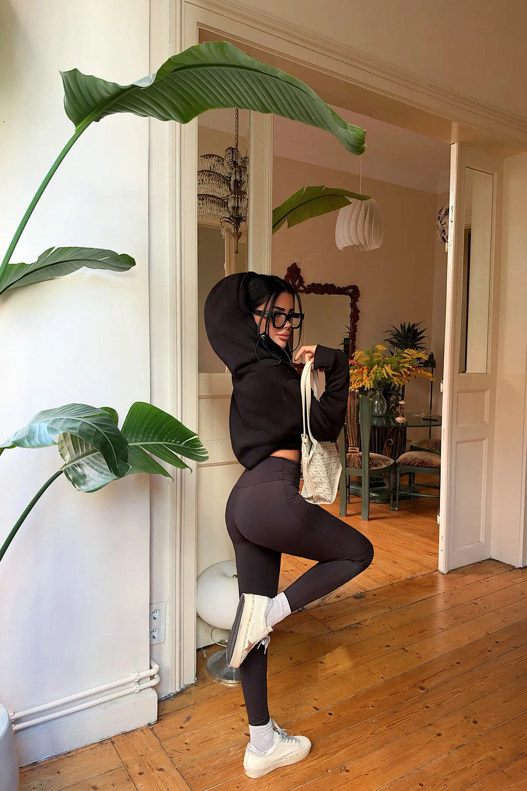 EYY Women Tracksuit Set with Black Zipper Detail - Messina