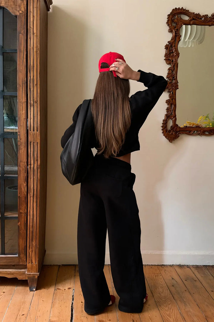 EYY Women Black Basic Tracksuit - Empalme