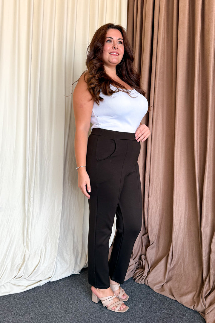 MPL Woman Big Size Steel Lycra Leggings Pants 0901 - Sun Prairie
