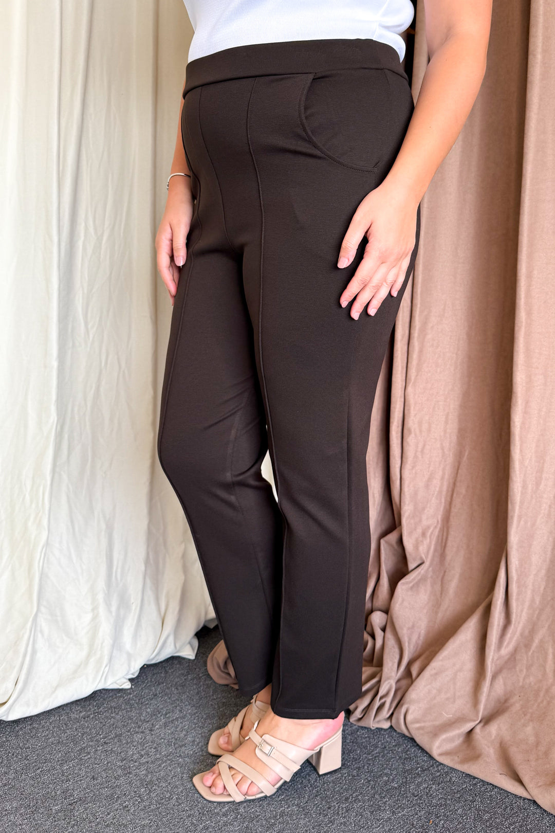MPL Woman Big Size Steel Lycra Leggings Pants 0901 - Sun Prairie