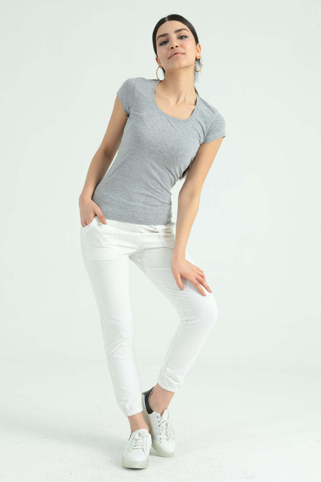 MPL Woman Short Sleeve Square Neck Bodysuit 101BY040001 - Tlalmanalco