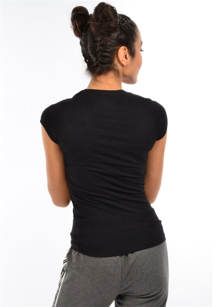 MPL Woman Short Sleeve Square Neck Bodysuit 101BY040001 - Thunder Bay
