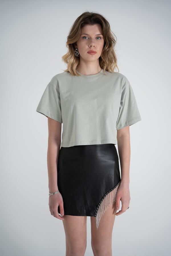 HLLY Women Violet T-Shirt Color - Anderson