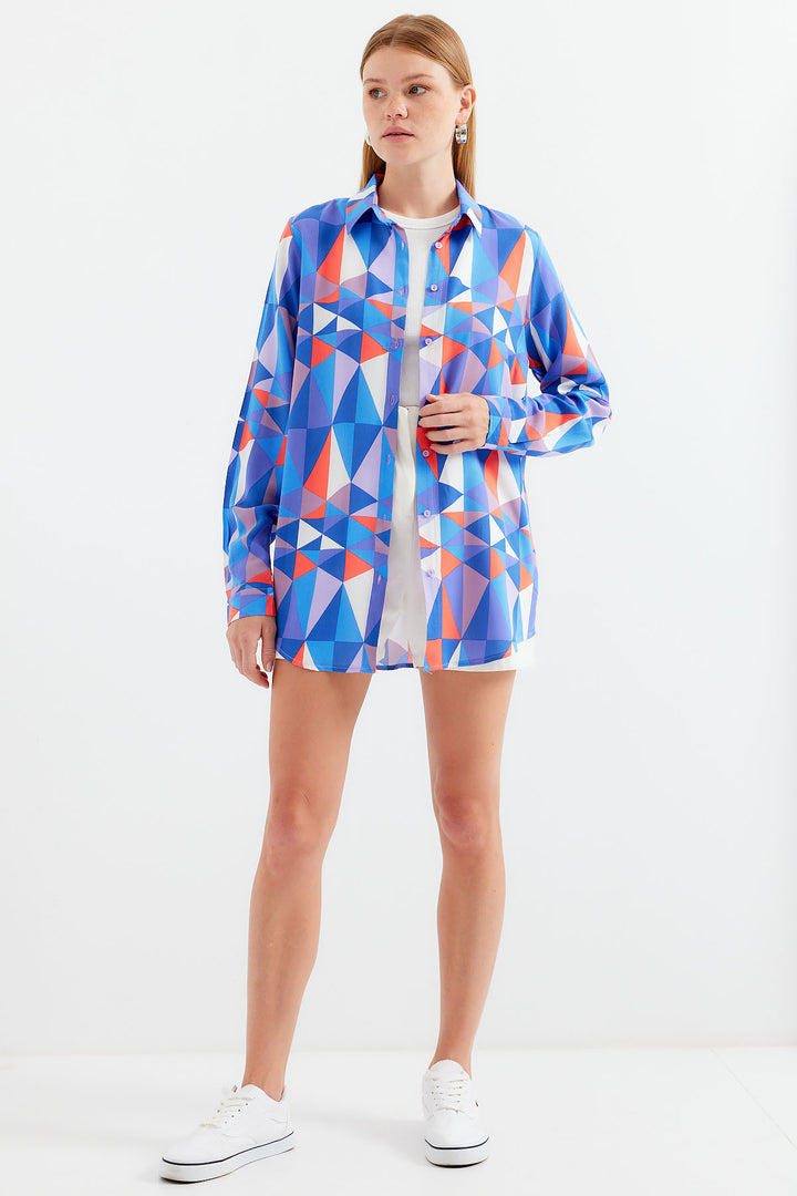 BGD Women Graphic Patterned Shirt - C.Saks - Cremona