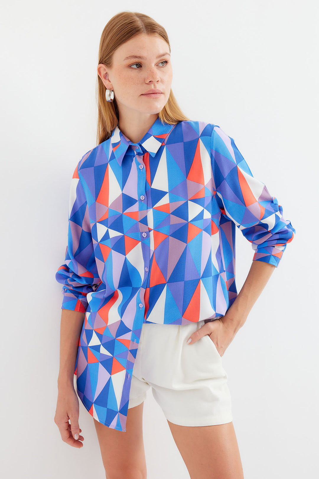 BGD Women Graphic Patterned Shirt - C.Saks - Cremona