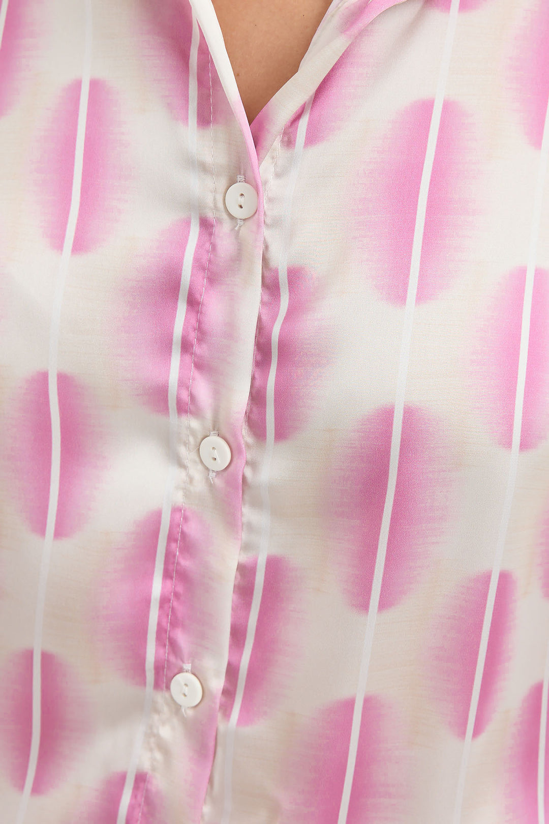 BGD Women Lightweight Satin Shirt - Baby Pink - Avondale