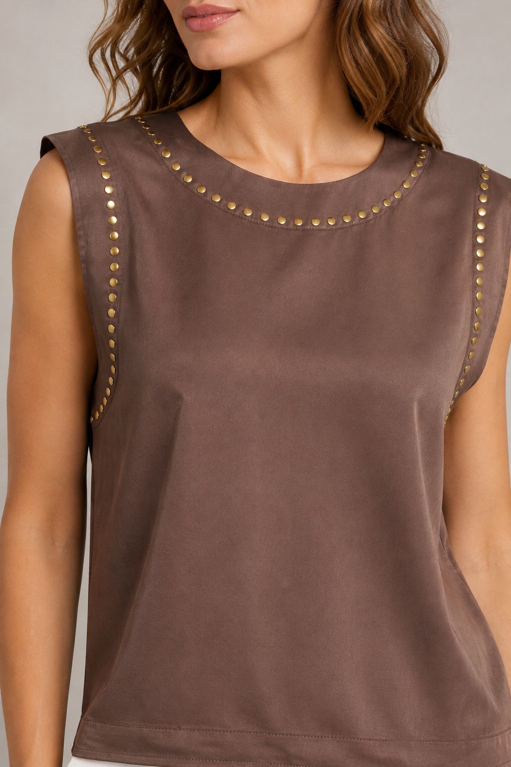 XLJ Sleeveless Blouse with Stud Detail HS431 - Esslingen