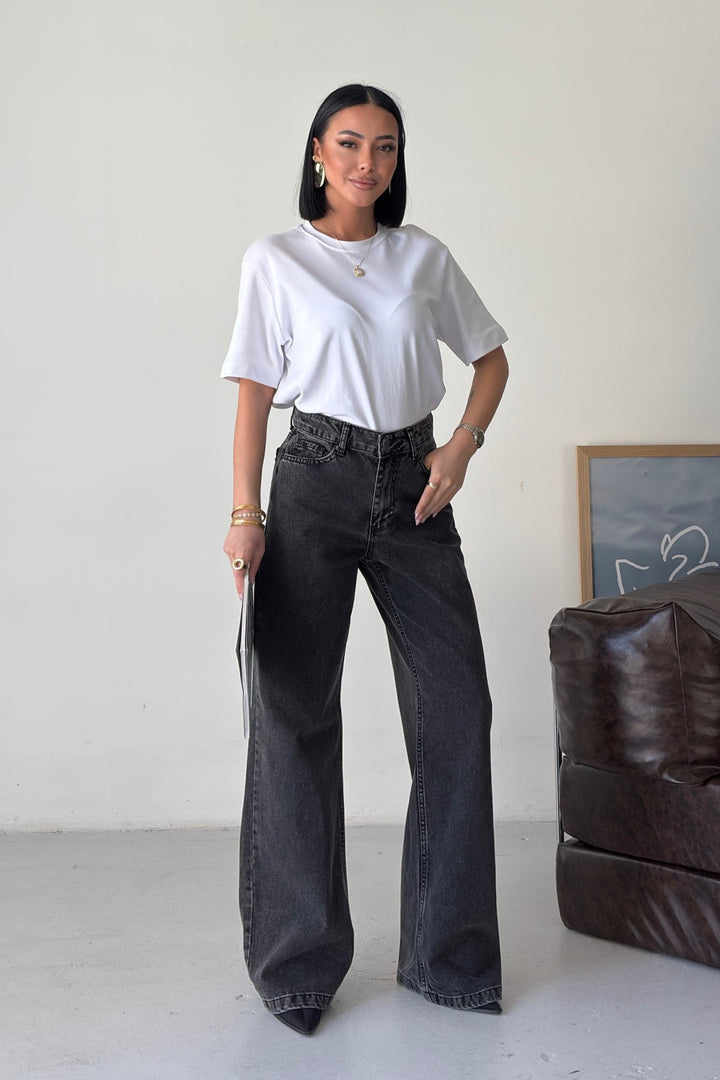 XLJ Wide Leg High Waisted Relaxed Jean 718 - Tarbes