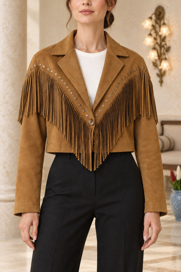 XLJ Short Jacket with Tassel Lining 6381 - Vancouver