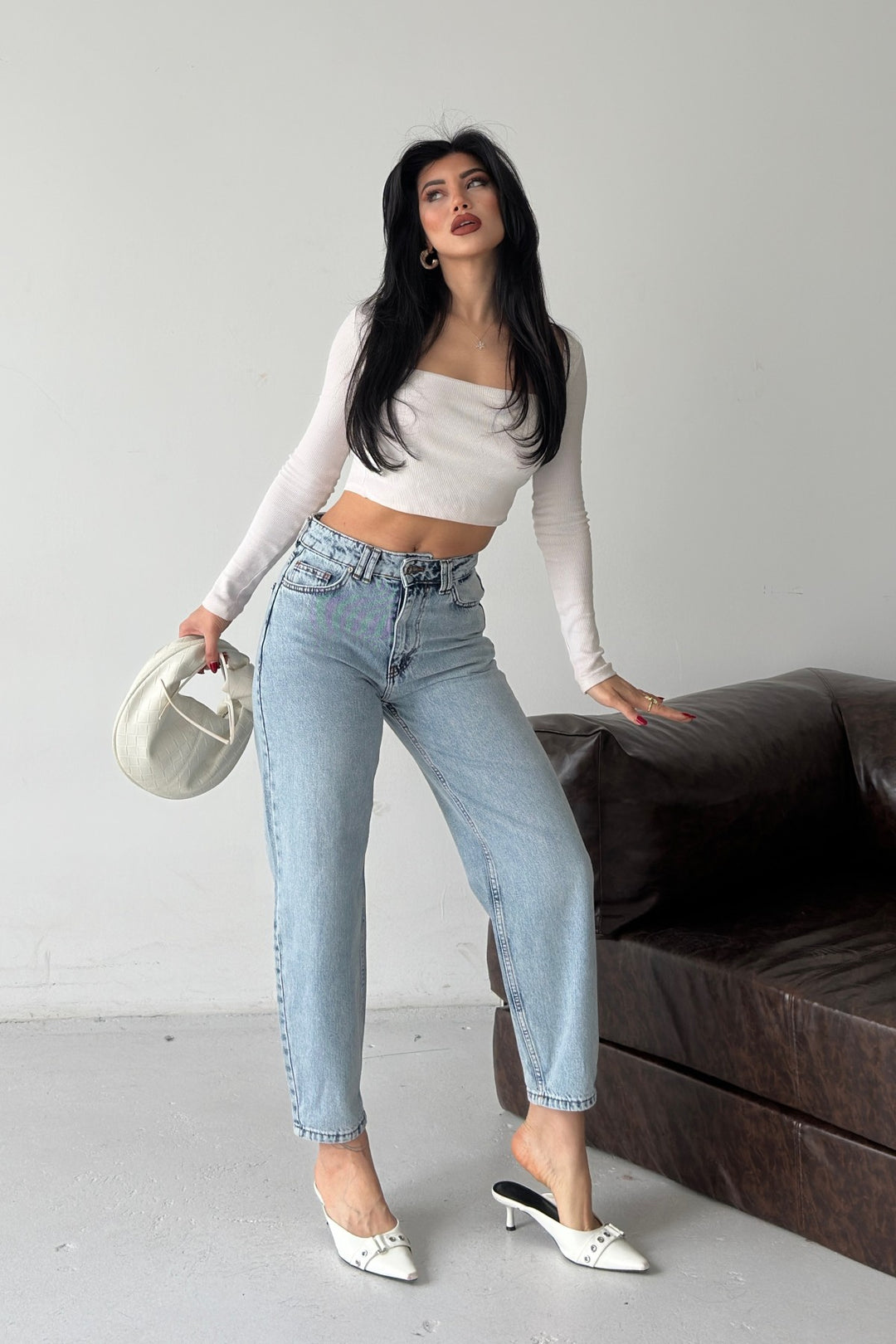 XLJ Mom Fit Jean 7057 - Michigan City
