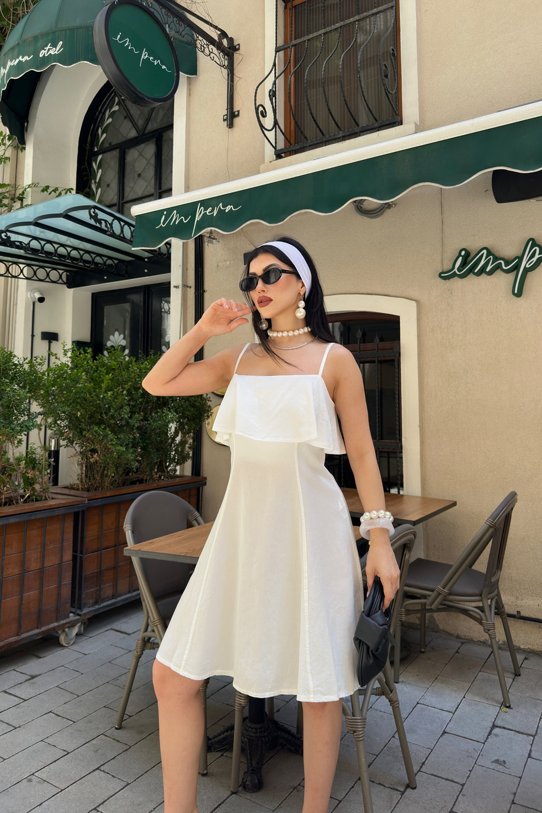XLJ Ruffled Strappy Dress HS3108 - Tecoanapa