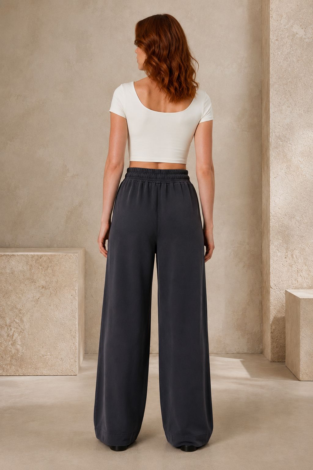 XLJ Elasticated Palazzo Trousers - DeLand