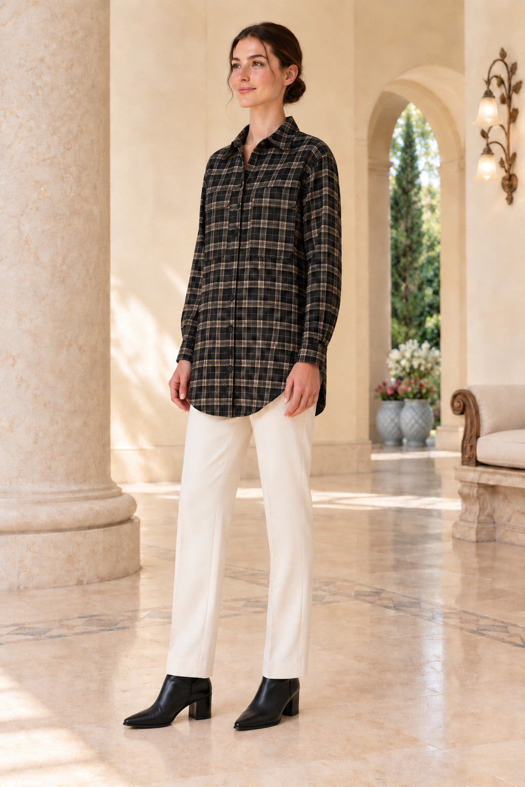 XLJ Plaid Oversize Shirt 6465 - Berchem