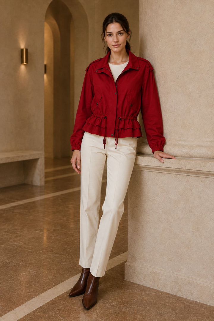 XLJ Short Raincoat with Drawstring Waist 6346 - Doncaster