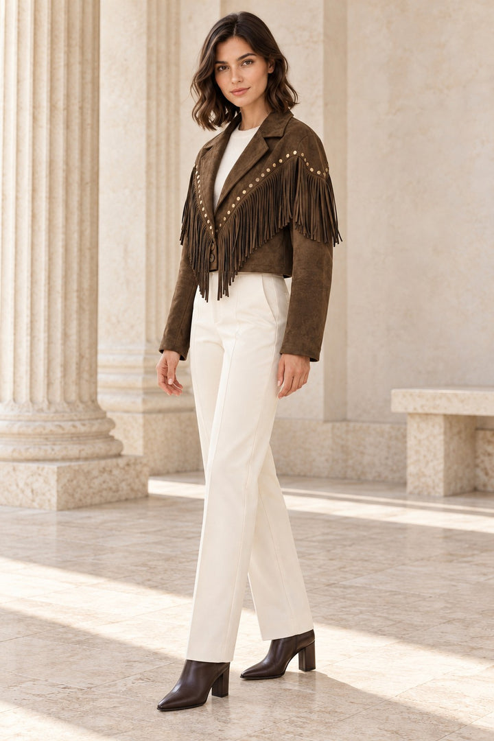 XLJ Short Jacket with Tassel Lining 6381 - Hengelo