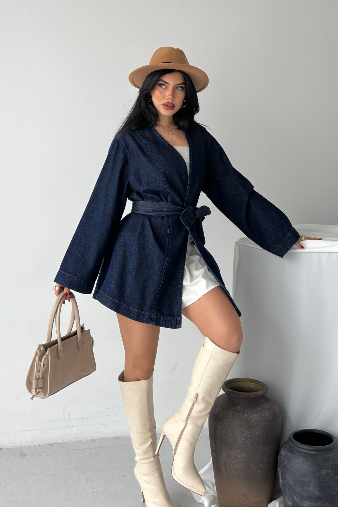 XLJ Belted Oversize Jacket - Galapagar