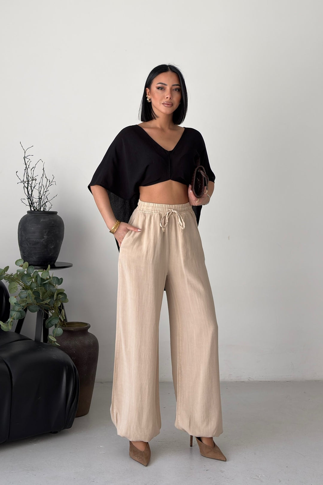XLJ Trouser with Elasticated Waist and Hem - Brisbane