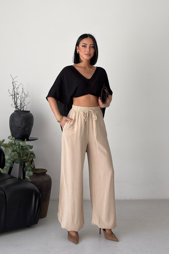 XLJ Trouser with Elasticated Waist and Hem - Brisbane