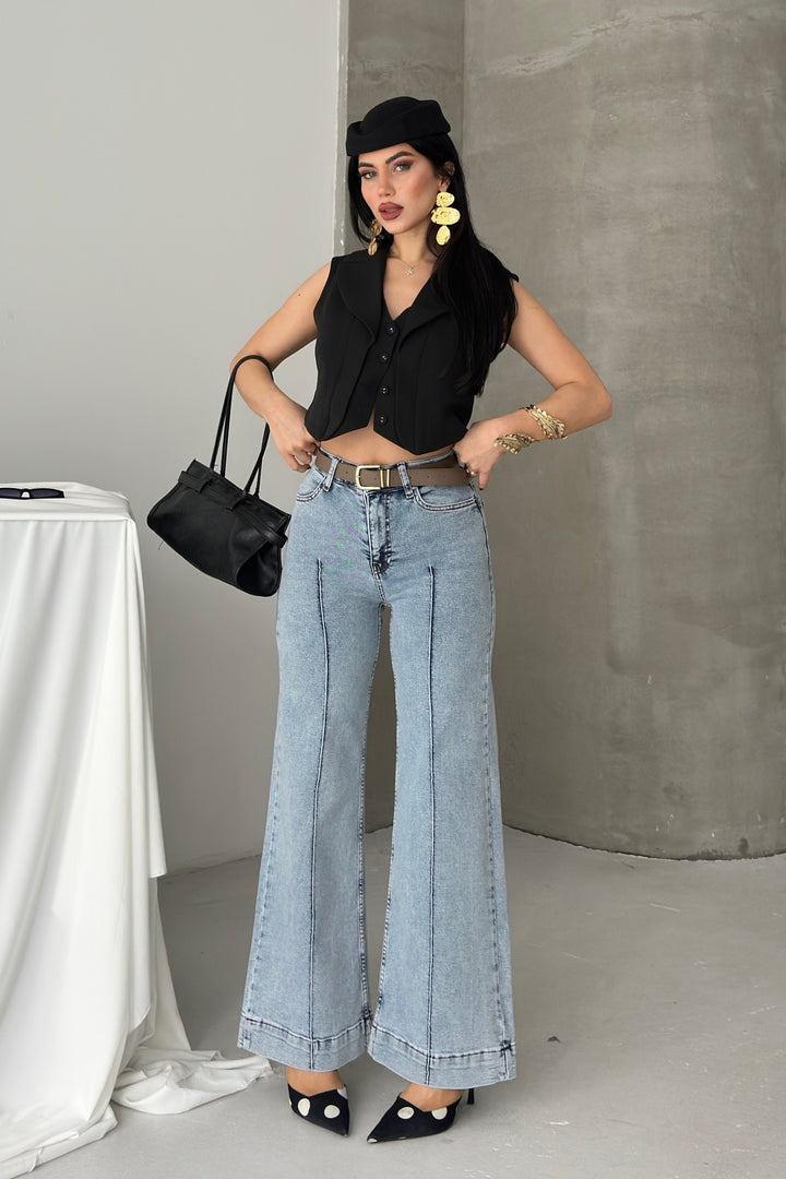XLJ Jeans with Topstitch Detail - Fribourg