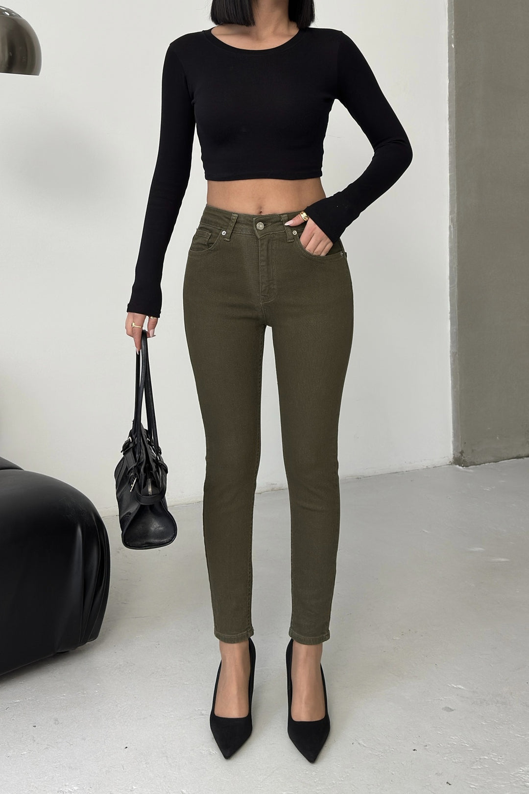 XLJ High Waisted Ankle Length Skinny Jean 815 - Chicoutimi