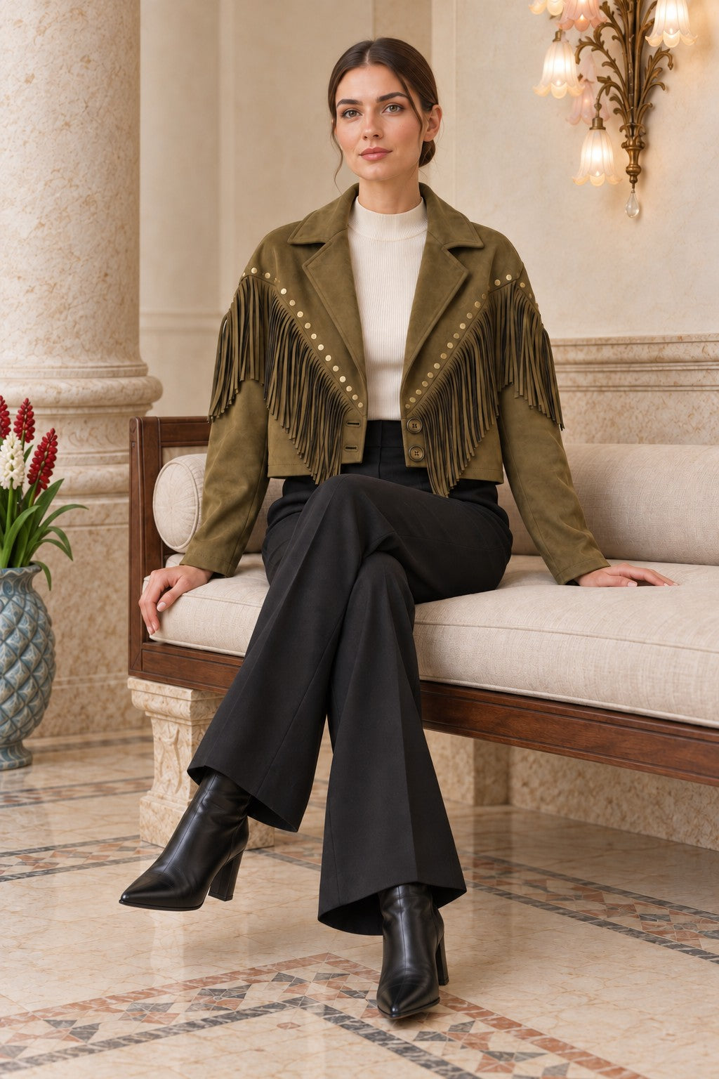 XLJ Short Jacket with Tassel Lining 6381 - Naucalpan de Juárez