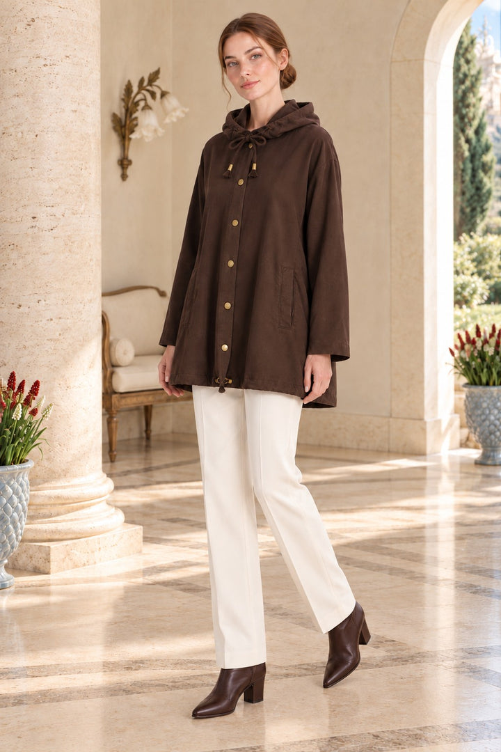 XLJ Hooded Button-Down Shirt 6404 - Anaheim