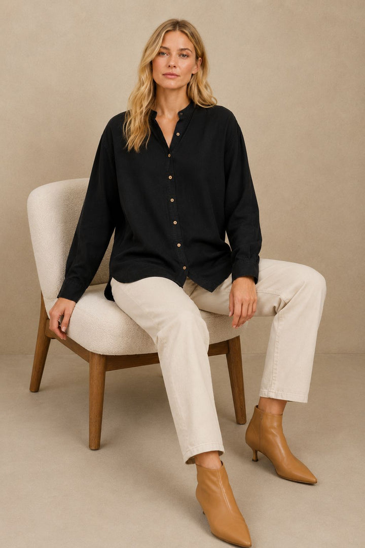 XLJ Long-Sleeved V-Neck Shirt HS641 - Spring Hill
