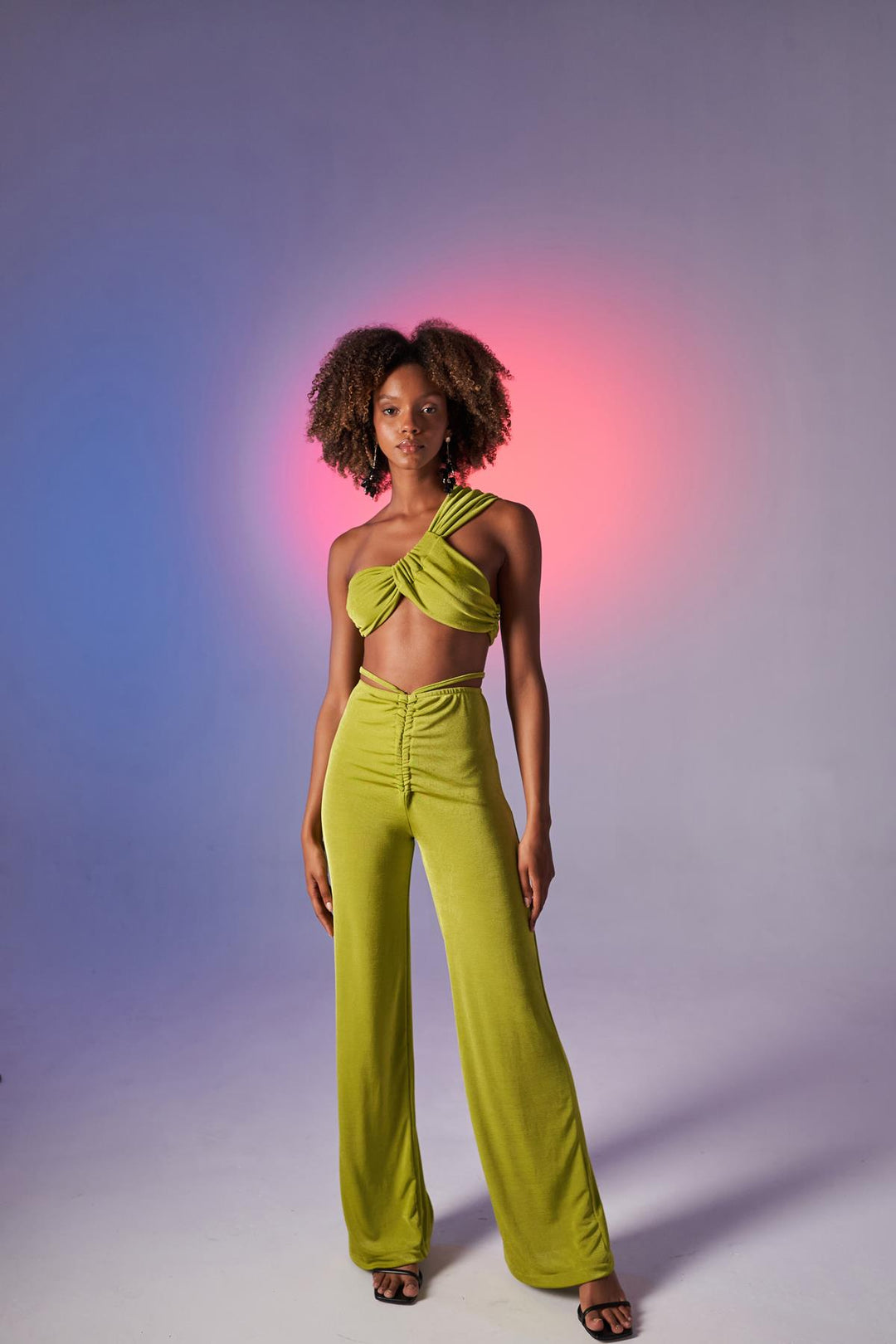 HLLY Women Beatrice Crop Green - Arona