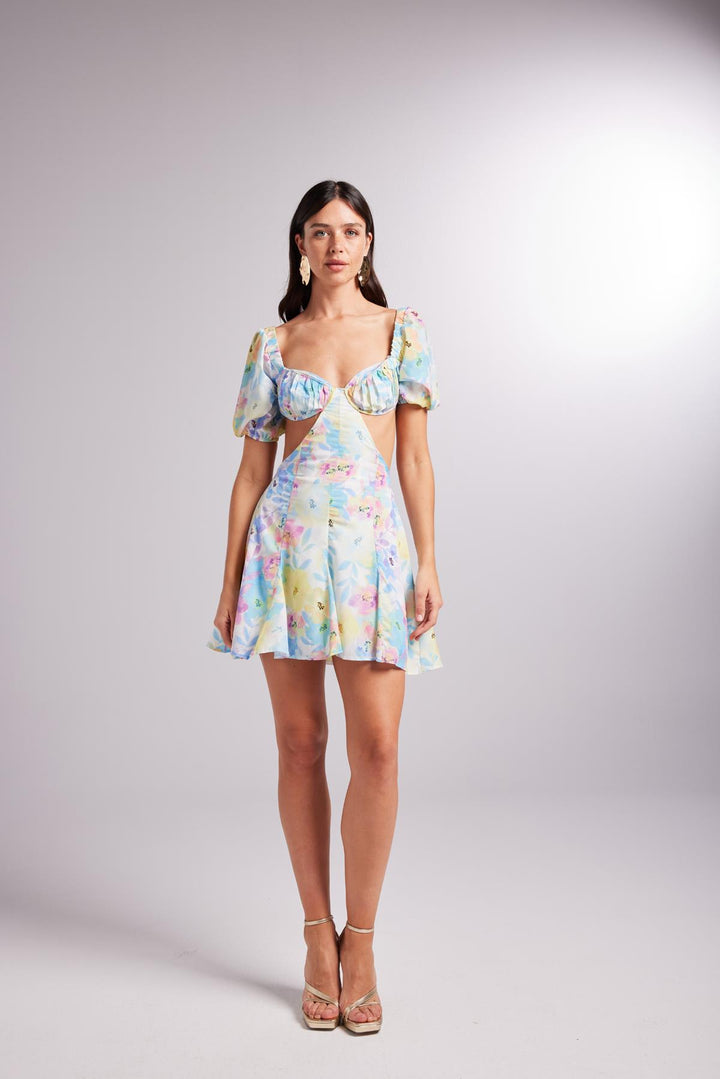 HLLY Women Liana Dress Blue - Wijchen