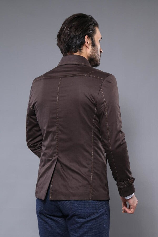 WSS 4 Buttons Brown Coat  - Southampton