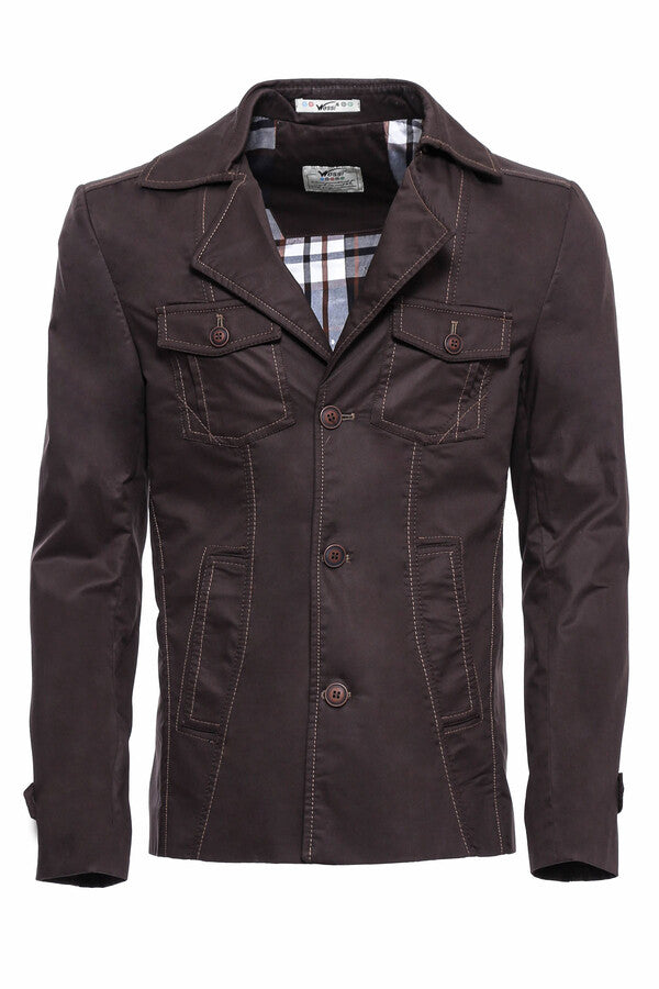 WSS 4 Buttons Brown Coat  - Southampton