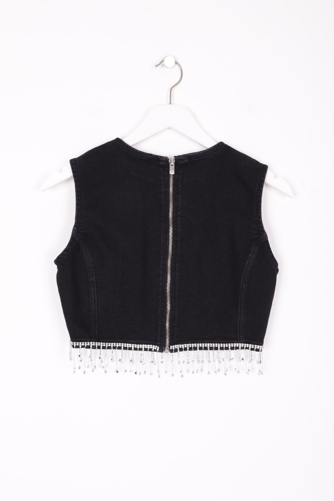 XLJ Denim Bustier with Rhinestones Ending Mixed - Kettering