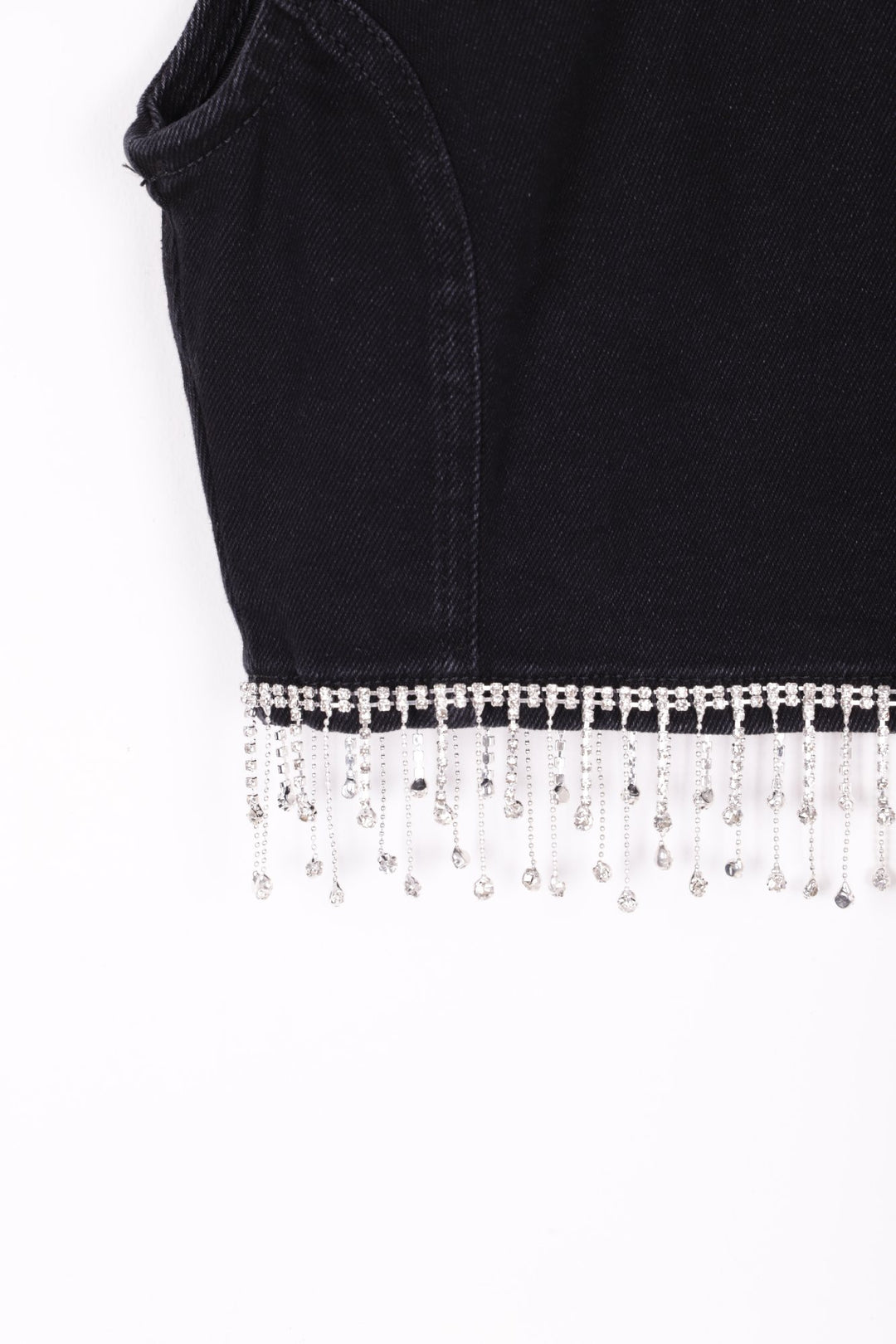 XLJ Denim Bustier with Rhinestones Ending Mixed - Kettering
