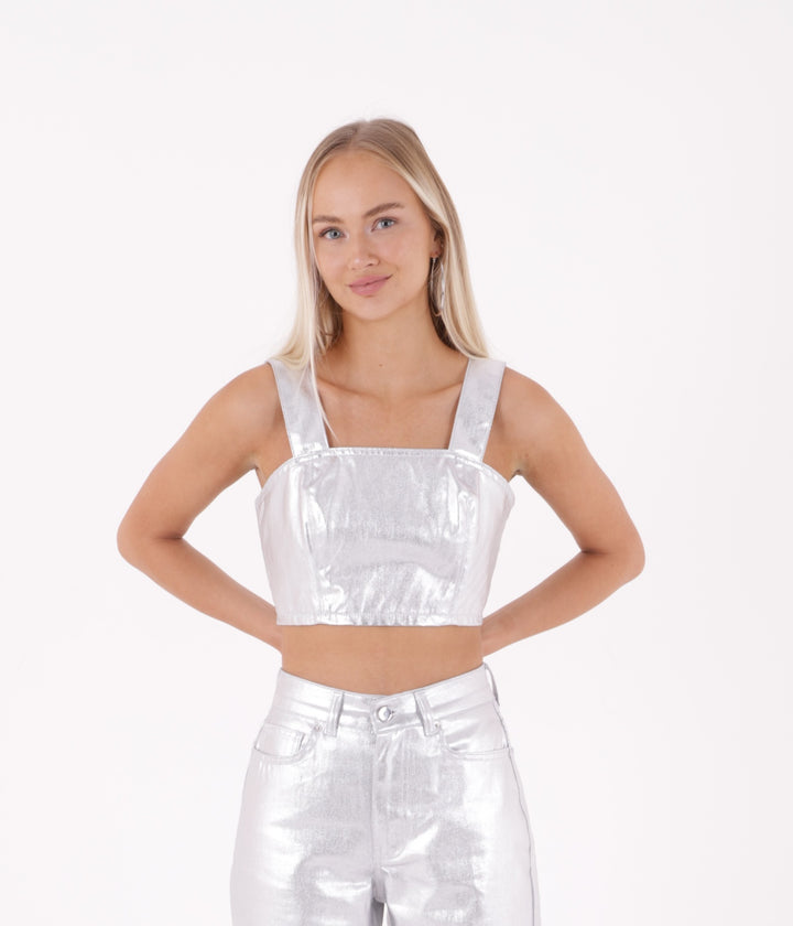 XLJ Denim Bustier with Zipper and Strap Mixed - Etten-Leur