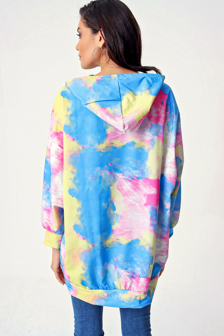 BGD Women Oversize Sweat Dress - M. Blue - Greenville