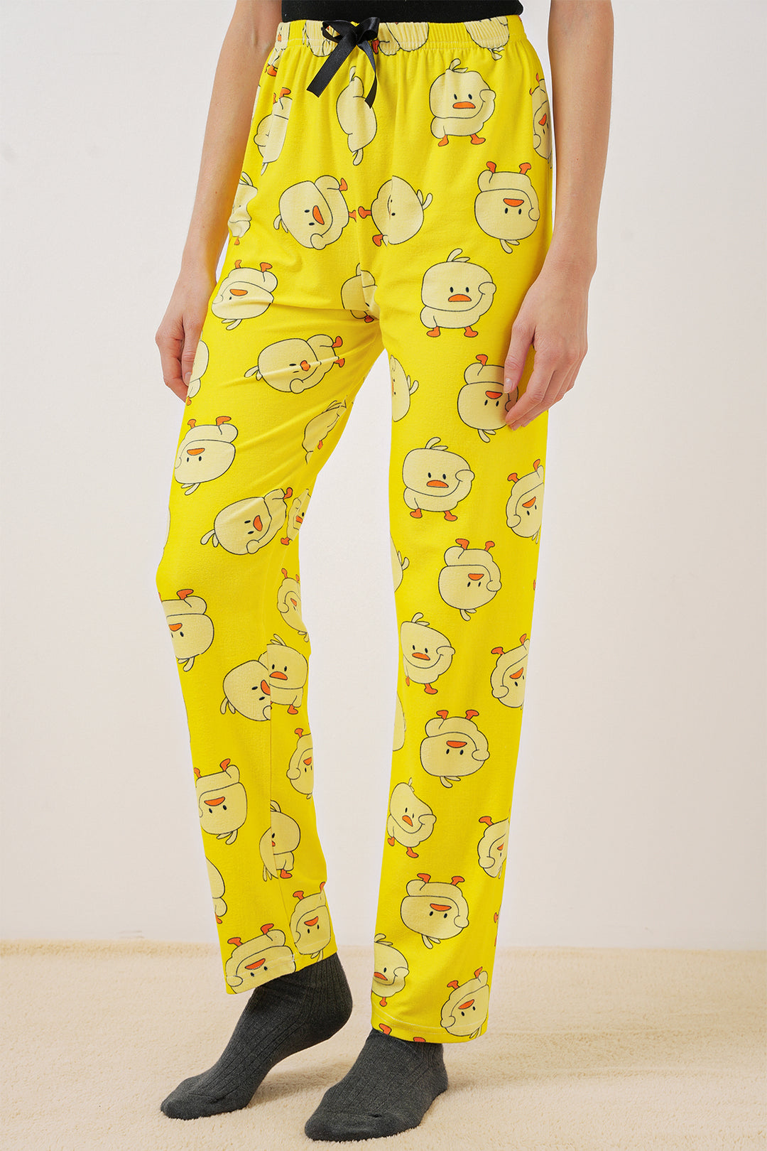 BGD Women Patterned Pyjama Bottoms - Yellow - Strasbourg