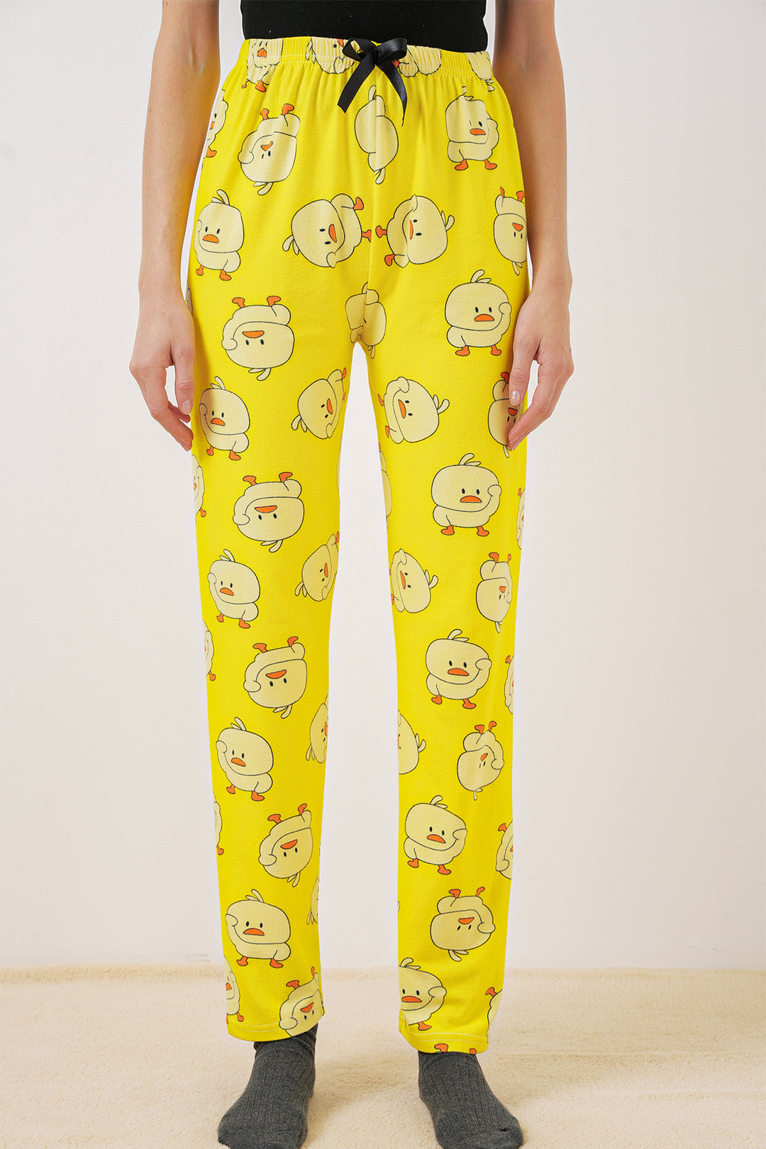 BGD Women Patterned Pyjama Bottoms - Yellow - Strasbourg